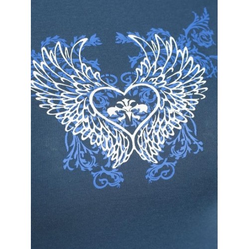 Heart Wings Graphic Baby Tee