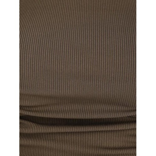 Ribbed Cinched Baby Tee