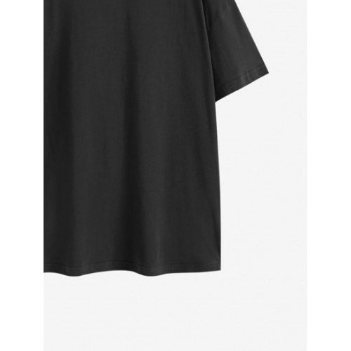 I Need A Huge Glass Of Wine Print Drop Shoulder T Shirt