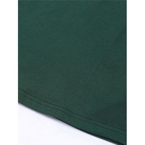 Letter Embroidered Crop T Shirt